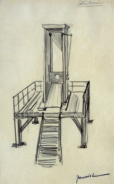 Gilotyna autorstwa Pierre Georges Jeanniot