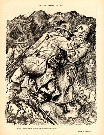 Ilustracja dla magazynu "Le Rire Rouge" autorstwa Pierre Georges Jeanniot