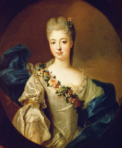 Portret Charlotte Aglae z Orleanu autorstwa Pierre Gobert