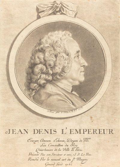 Jan Denis Cesarz autorstwa Pierre Gonord after Charles Nicolas Cochin II