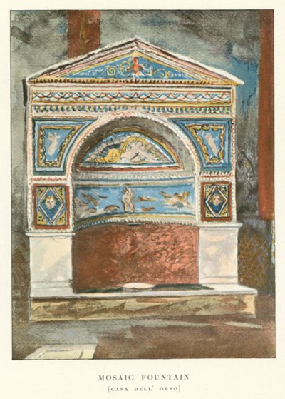Mozaika Fontanna, Casa Dell 