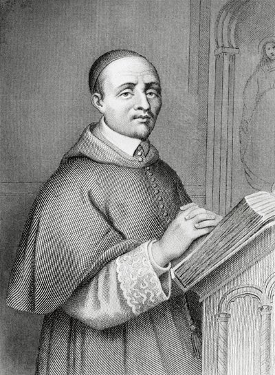Portret Giulio Alberoniego (1664-1752), włoskiego kardynała i męża stanu, premiera Hiszpanii Filipa V, ryc. Pierre-Gustave-Eugene Staal (1817-1882) autorstwa Pierre Gustave Eugene (1817 82) Staal