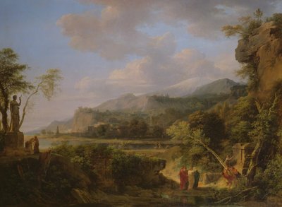 Cyceron odkrywa grób Archimedesa, 1787 autorstwa Pierre Henri de Valenciennes