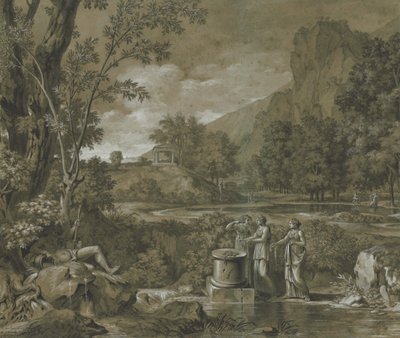 Klasyczny krajobraz autorstwa Pierre Henri de Valenciennes