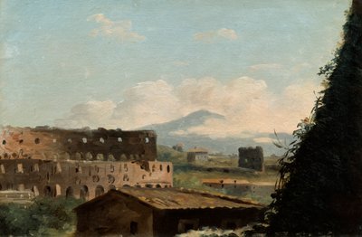 Widok Koloseum, Rzym, koniec XVIII i XIX w. autorstwa Pierre Henri de Valenciennes