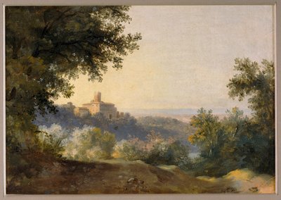 Widok na Nemi - Widok na Nemi ... autorstwa Pierre Henri de Valenciennes