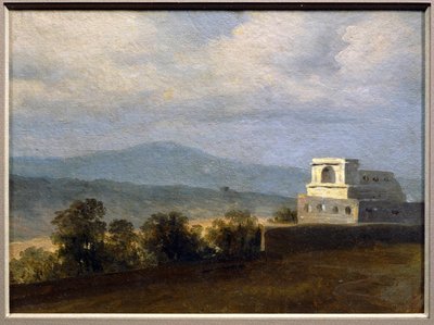 i€ la villa Borghèse: pawilon - Pawilon na terenie willi Borghèse ... autorstwa Pierre Henri de Valenciennes