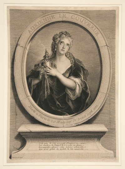 Adrienne dekarz autorstwa Pierre Imbert Drevet