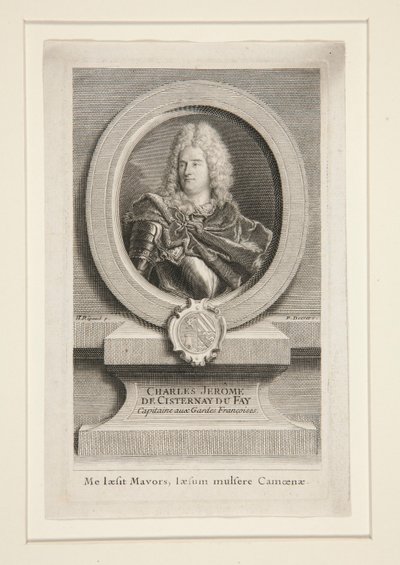 Charles Jereme de Cisternay du Fay (1662-1723) autorstwa Pierre Imbert Drevet