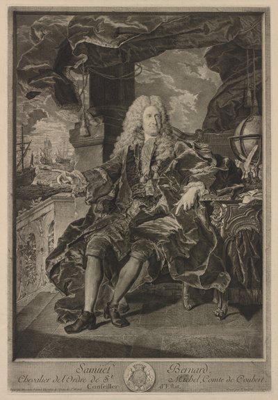 Samuela Bernarda. autorstwa Pierre Imbert Drevet