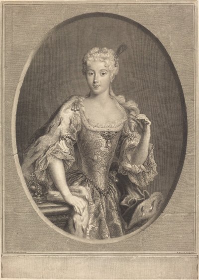Maria Klementyna Sobieska autorstwa Pierre Imbert Drevet, after Antonio David