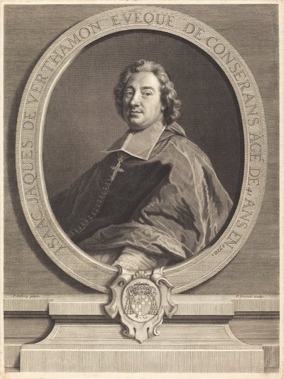 Izaak-Jacques de Verthamon autorstwa Pierre Imbert Drevet after François de Troy