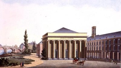 Pałac Uniwersytetu w Liege, z „Wybór najwybitniejszych zabytków, budynków i domów Królestwa Niderlandów” Pierre