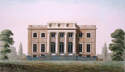 Zamek Wannegem w pobliżu Oudenaarde, z „Wybór najbardziej niezwykłych zabytków, budynków i domów Królestwa Niderlandów” Pierre