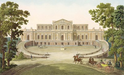 Pawilon Haarlem, z „Wybór najwybitniejszych zabytków, budynków i domów Królestwa Niderlandów” Pierre