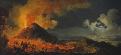 Erupcja Wezuwiusza, 1771. autorstwa Pierre Jacques Volaire