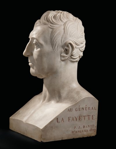 Popiersie Marie-Joseph-Gilbert du Motier, markiza de La Fayette autorstwa Pierre Jean David dAngers