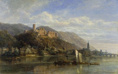 Heidelberg, 1866 r. autorstwa Pierre Justin Ouvrie