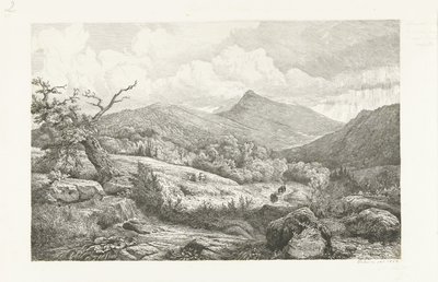 Cmentarz w Baden-Baden autorstwa Pierre Louis Dubourcq