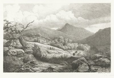 Cmentarz w Baden-Baden autorstwa Pierre Louis Dubourcq