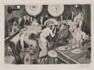 Boeuf sur le Toit autorstwa Pierre Louis Gatier