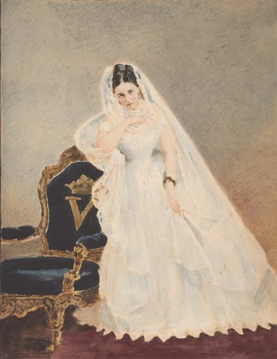 Malarka Derelitta, lata 60. XIX wieku. autorstwa Pierre Louis Pierson