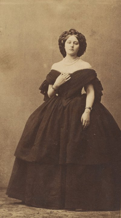 Les Beau Cleavage, lata 60. XIX wieku. autorstwa Pierre Louis Pierson