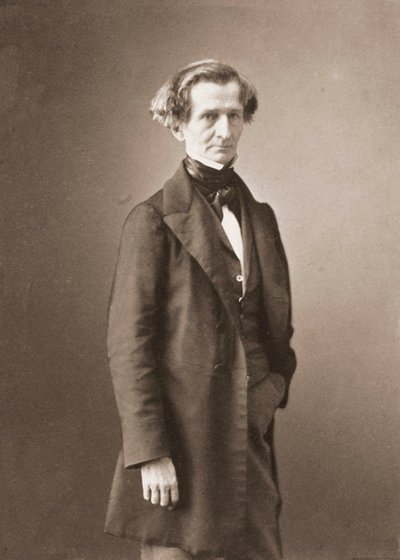 Portret Hectora Berlioza (1803-1869) autorstwa Pierre Louis Pierson