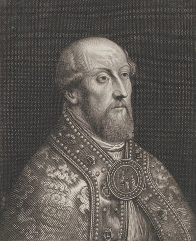 Portret Gisberta de la Marche, biskupa Liège, ca. 1645-55. autorstwa Pierre Louis van Schuppen