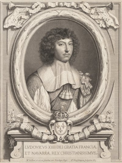 Portret Ludwika XIV, 1650-1702. autorstwa Pierre Louis van Schuppen
