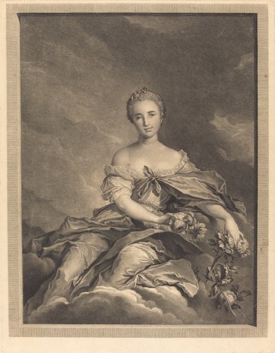 Flore dźwignia syna autorstwa Pierre Maleuvre after Jean Marc Nattier
