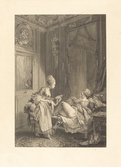 Ciekawi autorstwa Pierre Maleuvre after Pierre Antoine Baudouin