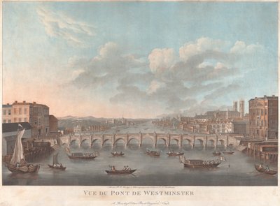 Widok na Most Westminsterski autorstwa Pierre Michel Alix