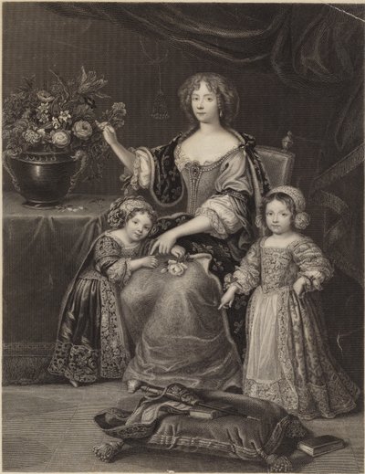 Księżna Orleanu autorstwa Pierre Mignard