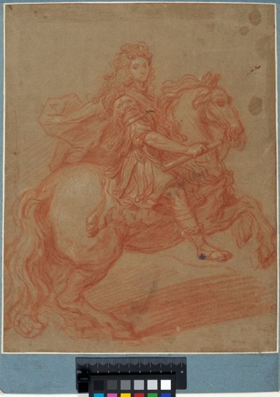 Ludwig XIV. zu Pferd autorstwa Pierre Mignard