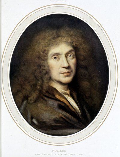 Moliere by Mignard - Muzeum Chantilly autorstwa Pierre Mignard