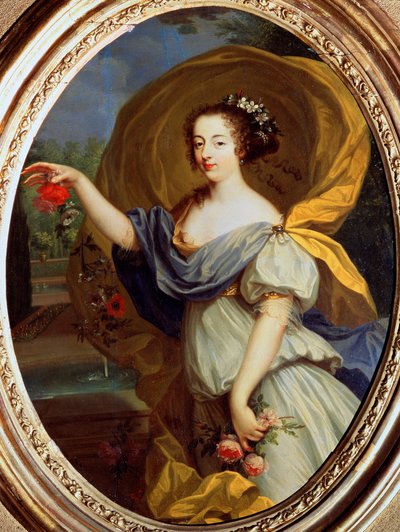 Portret księżnej de la Valliere jako Flory, XVII wiek. autorstwa Pierre Mignard