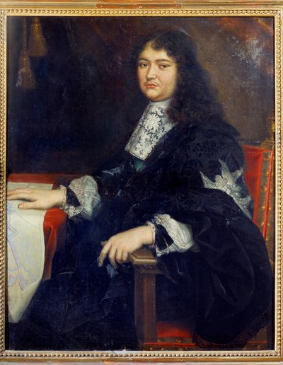 Portret Michela Le Tellier, markiz de Louvois (1641-1691) Obraz Pierre Mignard (1612-1695) XVII-wieczne Reims, Musee des Beaux Arts autorstwa Pierre Mignard