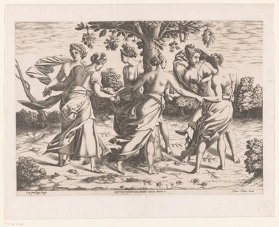 Taniec Driadenu autorstwa Pierre Milan (attributed to)