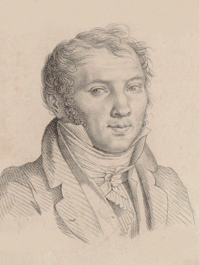Portret skrzypka i kompozytora Louisa-Luca Loiseau de Persuis 1769-1819, 1811. autorstwa Pierre Narcisse Guérin Baron