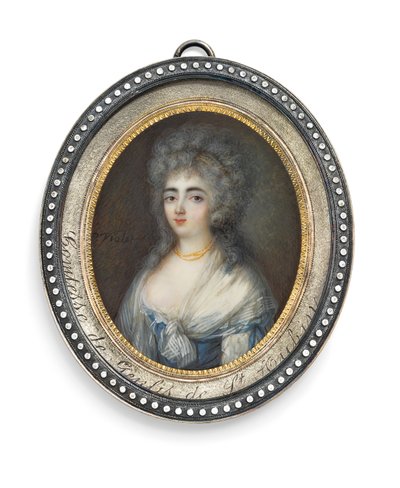 Stéphanie Félicité Ducrest de Saint-Aubin, hrabina Genlis autorstwa Pierre Noel Violet