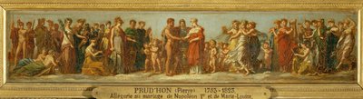 Noces de Hebe et Hercule, alegoria odnosząca się do małżeństwa Napoleona I i Marii Ludwiki ... autorstwa Pierre Paul (attr. to) Prud