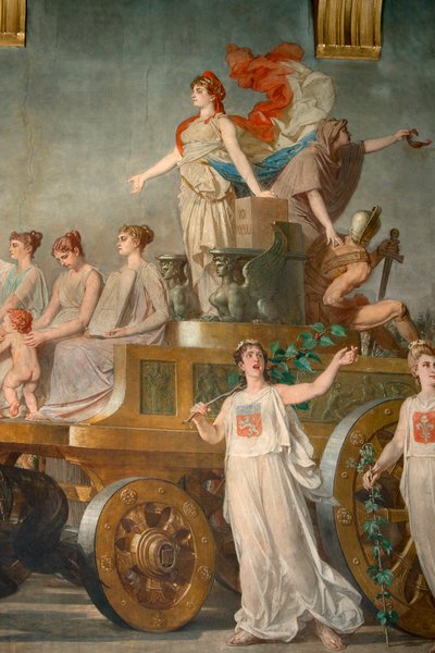 Fresk „Triumf Republiki”” autorstwa Pierre Paul Lêon Glaize