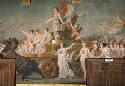 Fresk „Triumf Republiki”” autorstwa Pierre Paul Lêon Glaize