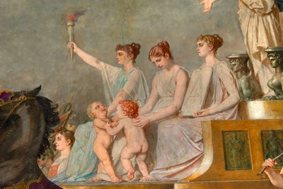 Fresk „Triumf Republiki”” autorstwa Pierre Paul Lêon Glaize