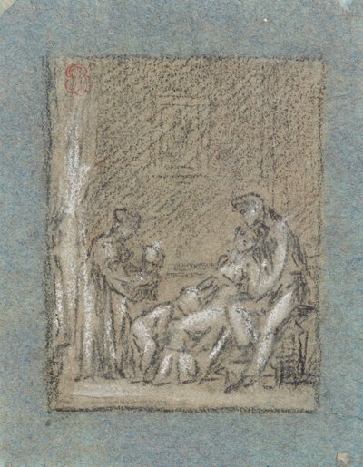 Studium dla rodziny w osamotnieniu autorstwa Pierre Paul Prud