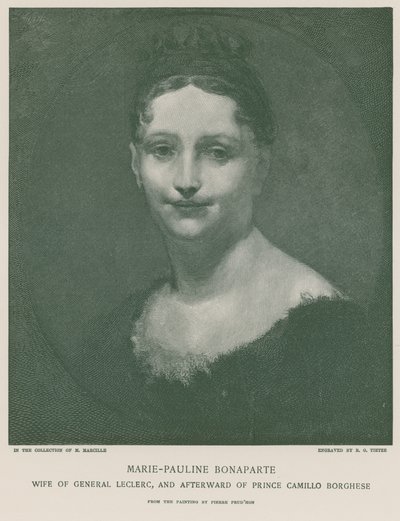 Marie-Pauline Bonaparte autorstwa Pierre Paul Prudhon