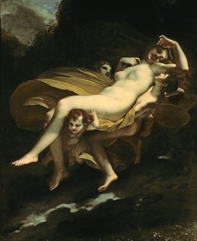 Psyche przetransportowane do Nieba autorstwa Pierre Paul Prudhon