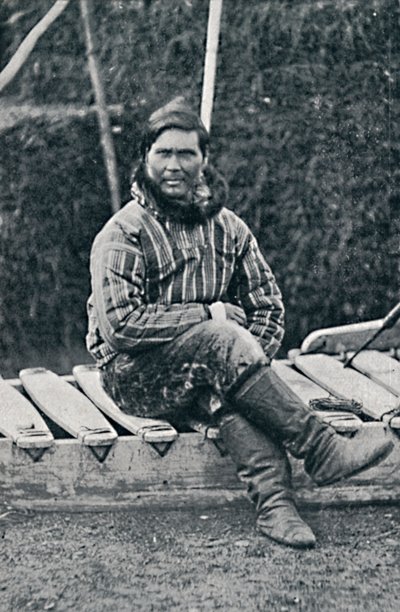Eskimos odpoczywający na saniach, 1912 autorstwa Pierre Petit