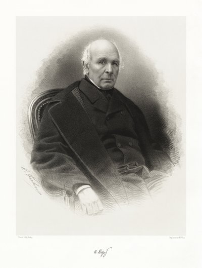 Hippolyte Passy, ​​1865-66 autorstwa Pierre Petit